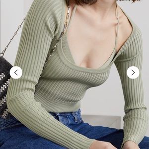 Jonathan Simkhai Jayline Bralette Pullover top